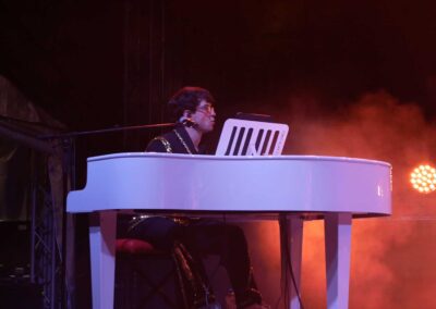 ABBWAY pianist performing ABBA music live in concert