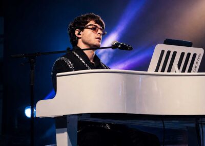 ABBWAY pianist performing ABBA music live in concert